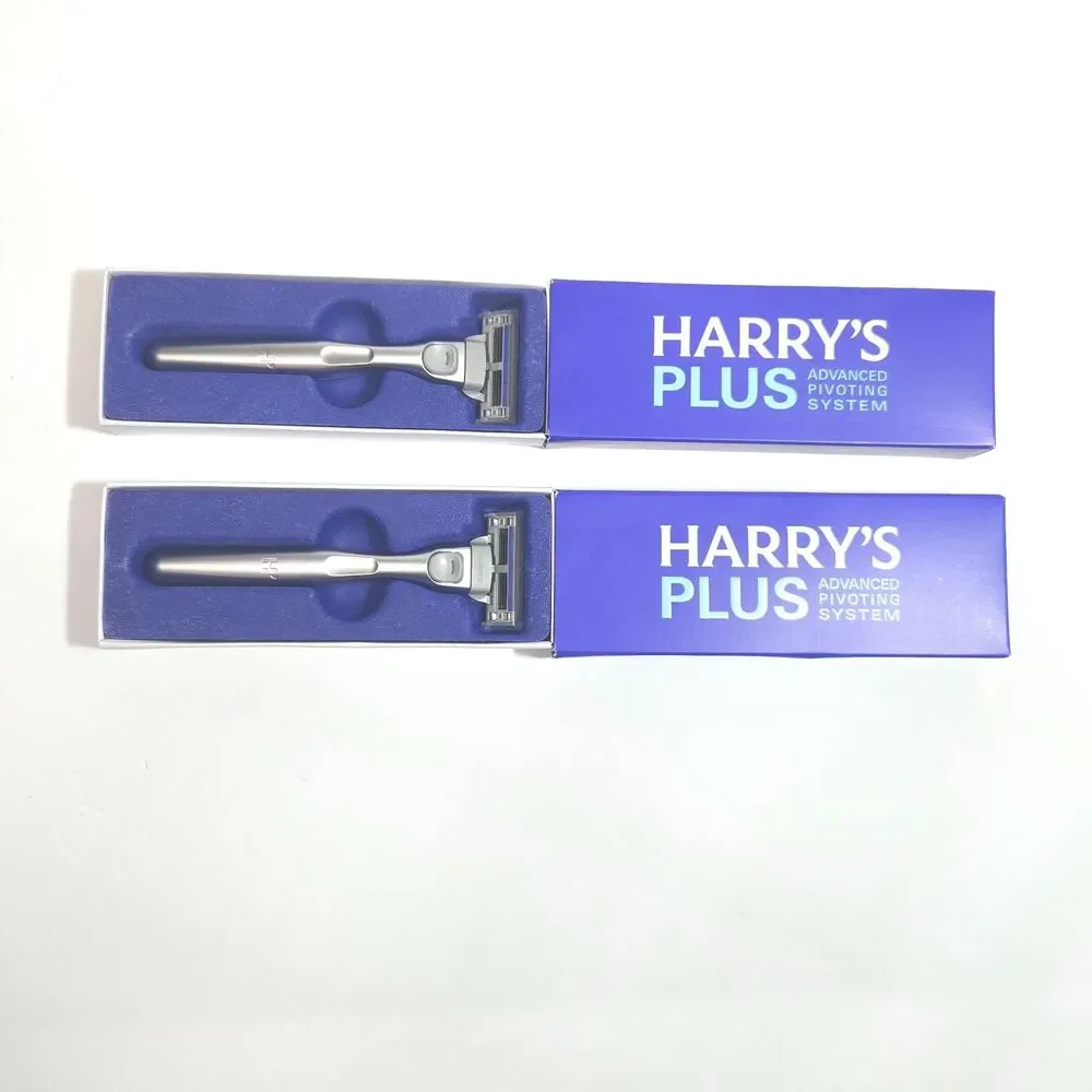 Harry's Plus Advanced Pivoting System Razor Moss Lot of 2 New